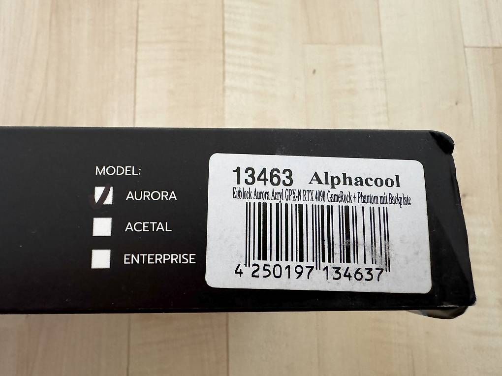 PCs: Alphacool Eisblock Aurora RTX 4090 Gamerock/Phantom mit Back – Gebraucht aus Neftenbach von norbachmach 2