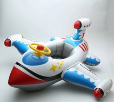 Bouée bébé forme avion bleu/gris 0-6ans