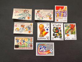 Fussball WM 1982 kl. Lot div. Marken Luxus ** (2064)