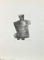 Otto Lehmann. Ohne Titel, 1958. Radierung.