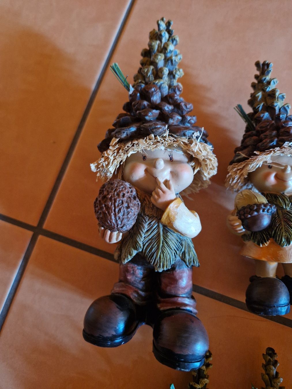 Figurines: 5 Wichtel Waldmännchen Tannzapfen – D'occasion à Lichtensteig par Cocabana_16 1