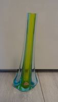 Murano Glasvase grün blau gebrauchter Zustand