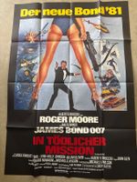 Filmplakat James Bond  In tödlicher Mission1981 ungebraucht