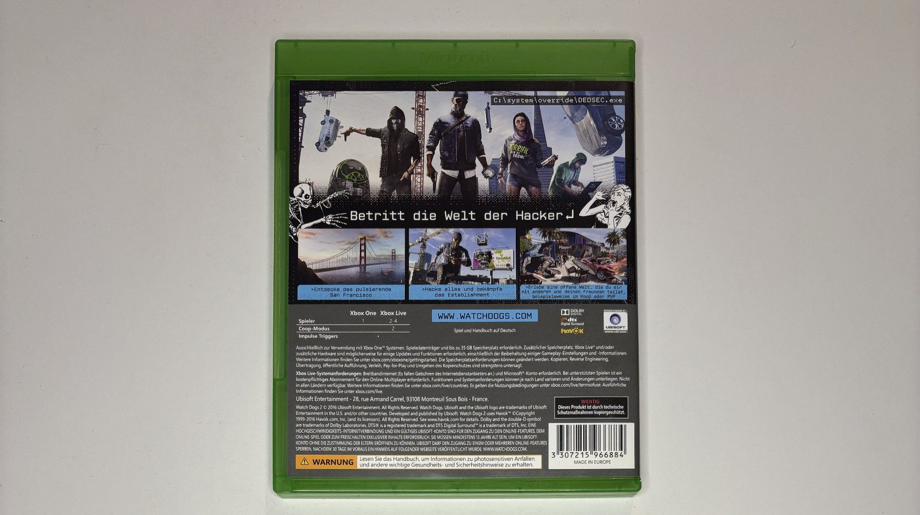 Giochi: XBOX One - Watch Dogs 2 – Usato da Allschwil venduto da Bullach 2