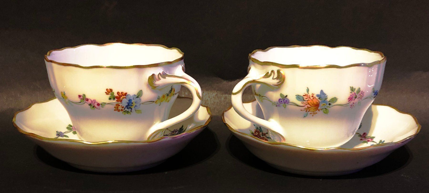 Hutschenreuther Tazze: Hutschenreuther Teetasse mit Untere – Usato da Dübendorf venduto da Orchid18