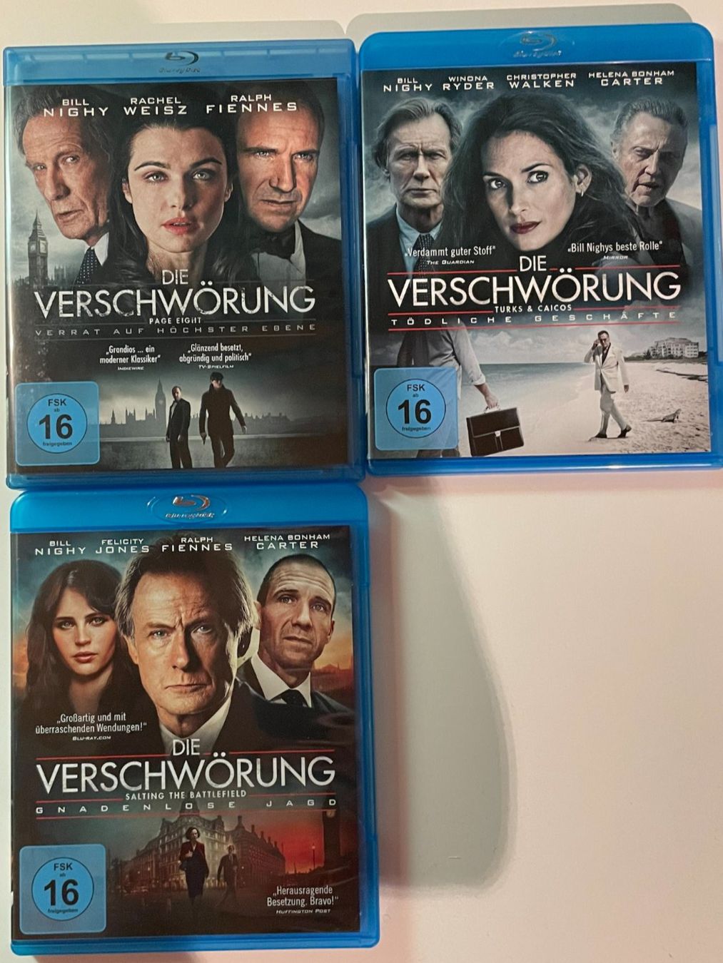Tutti i DVDs: Blu-ray Trilogie "Die Verschwörung" – Usato da Dotzigen venduto da H-1994