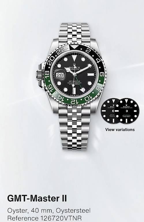 Rolex Orologi: Rolex GMT-Master II Sprite – Nuovo e nell'imballaggio originale da Schindellegi venduto da vit_7kqs
