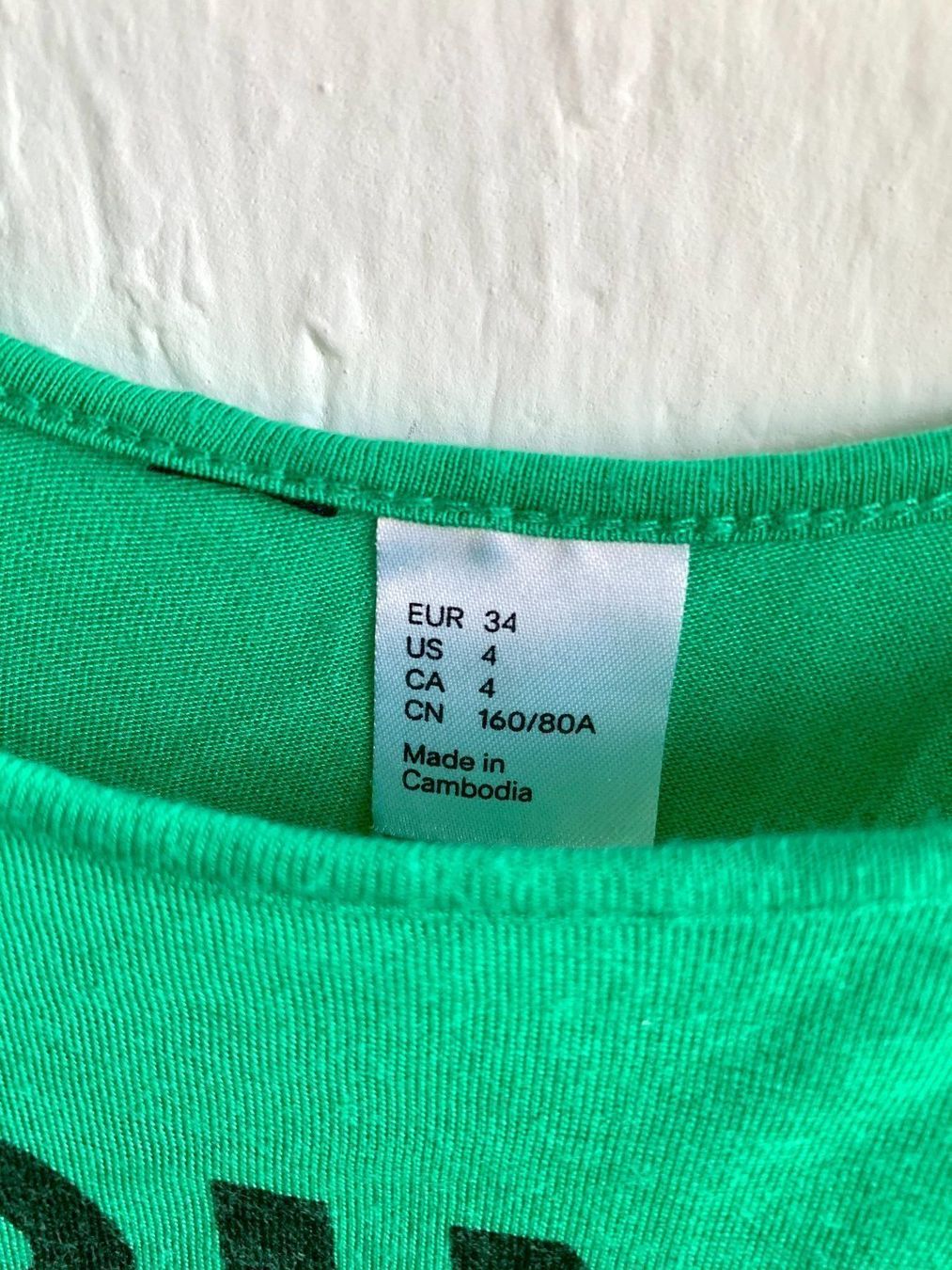 Tops: Grünes Top mit Print – Gebraucht aus Bern von Fraeuleinhonig 1