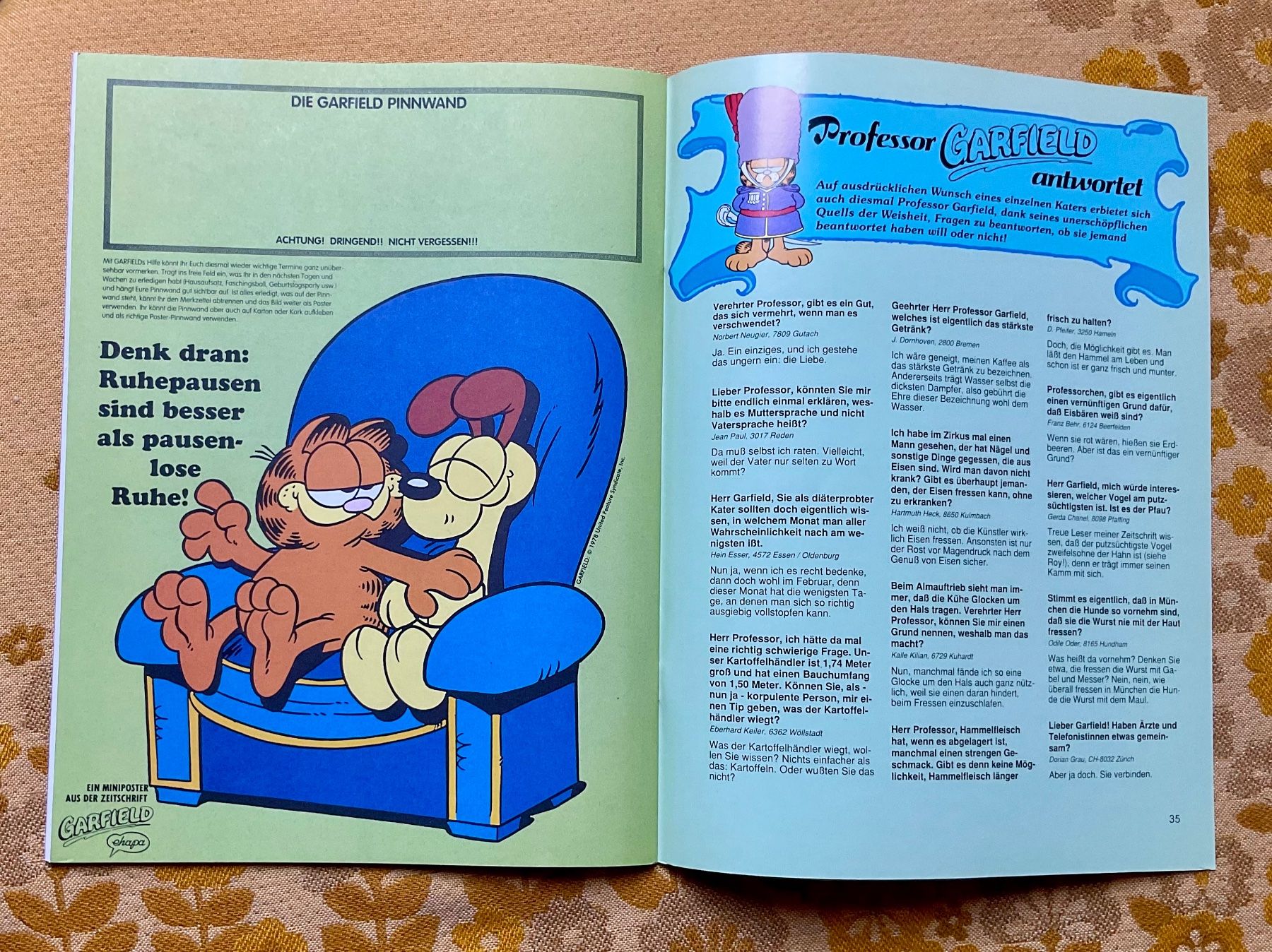 Fumetti: Garfield Heft Nr 1 von 1993 – Usato da Endingen venduto da nathan05 8