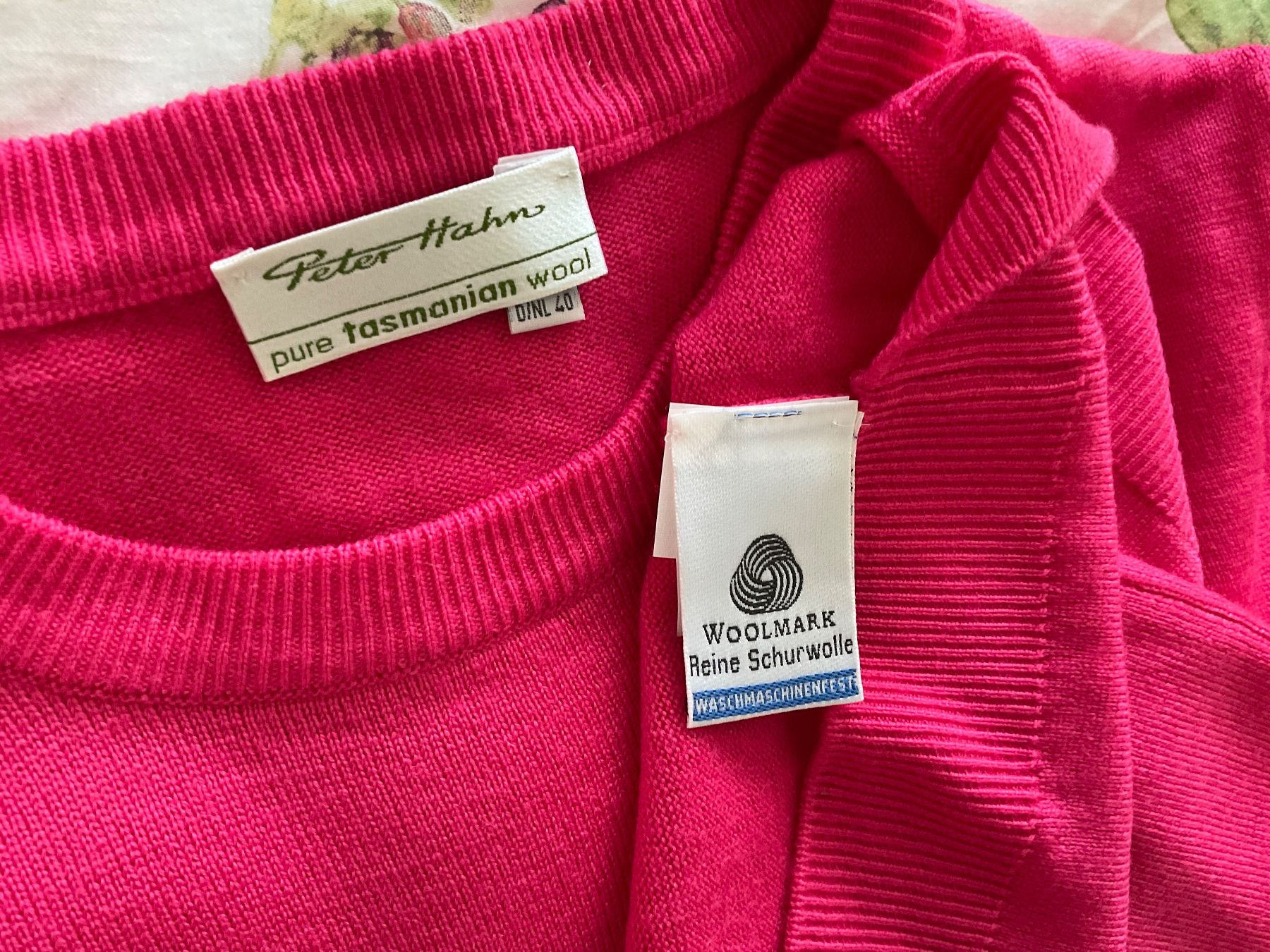 Peter Hahn Maglioni & Felpe: Peter Hahn Wolle Pullover Gr 40 Himbeere – Usato da Urdorf venduto da alda02 5