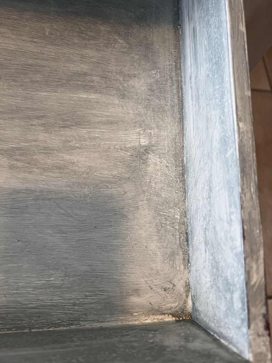 Tische: Beistelltisch mit Schublade, Old Look, Grau – Gebraucht aus Flurlingen von MIPILG 6