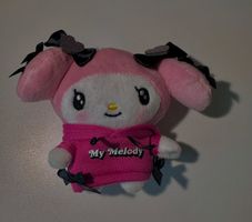 My Melody en peluche rose avec sweat à capuche 
