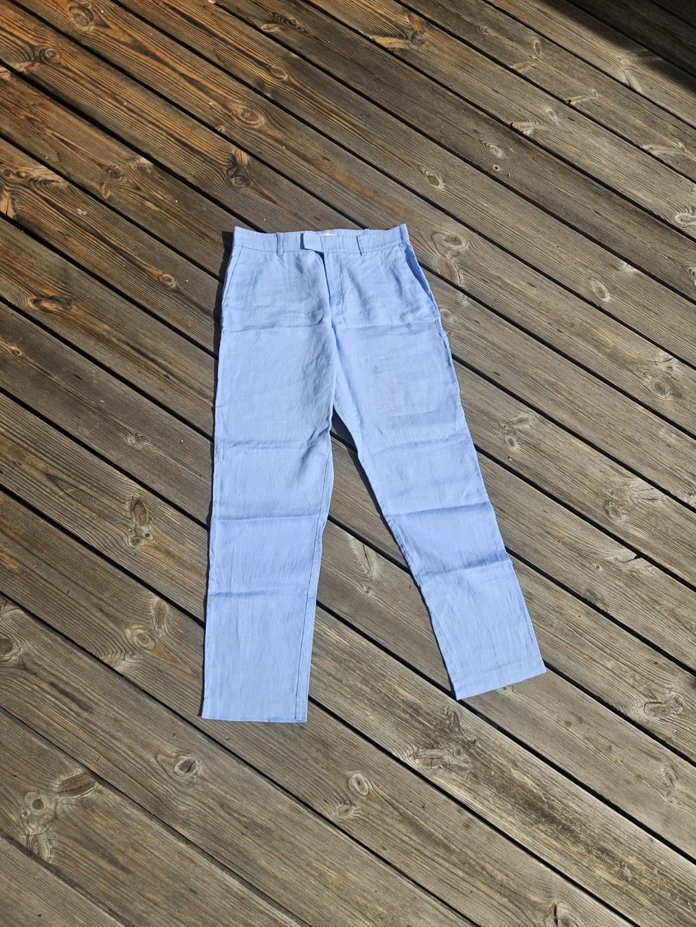 Mango Hosen: blaue Leinenhose – Neu (gemäss Beschreibung) aus Ostermundigen von daniela.raefle
