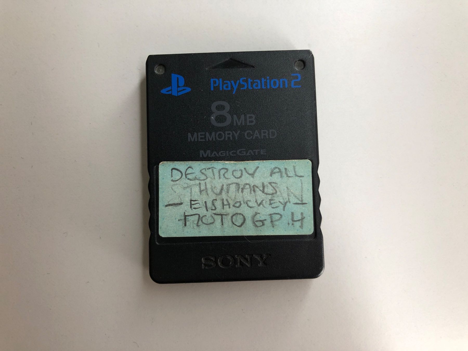 Sony Memory unit & Memory card: PS2 Memory Card – Usato da St.gallen venduto da taduz