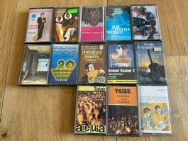 Kassetten Sammlung Weltmusik, 13 MC selten