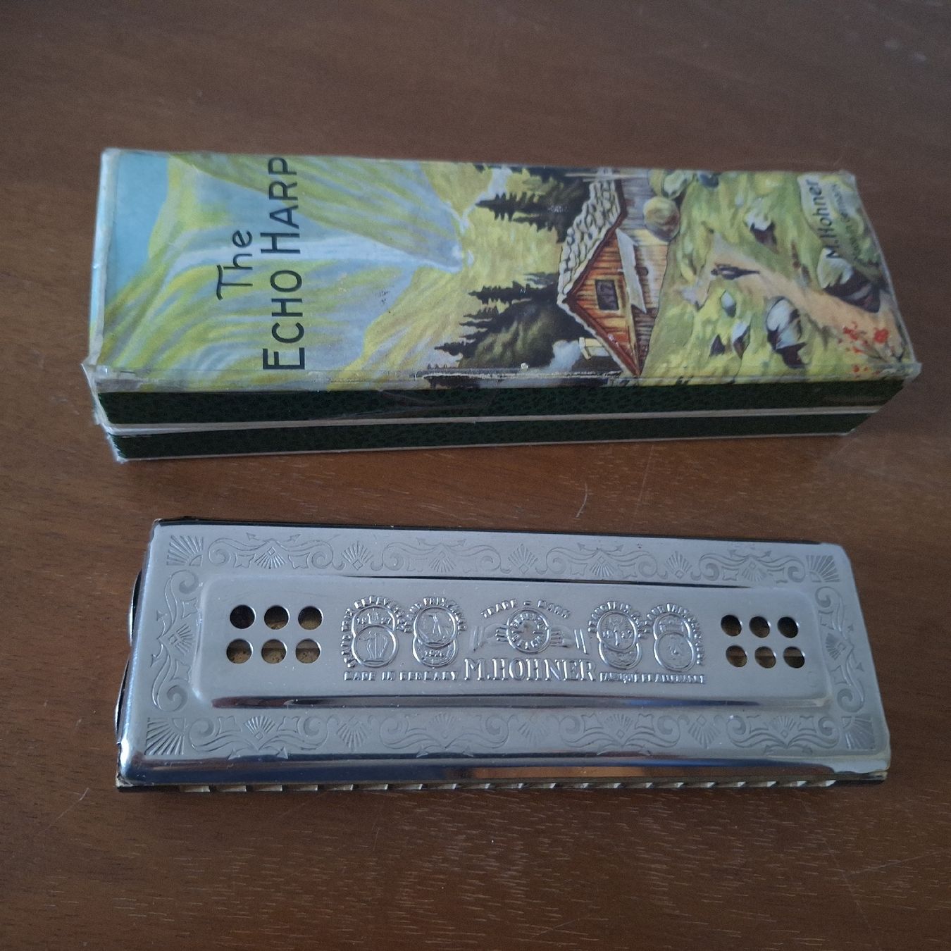 Hohner Strumenti musicali: Versand möglich. Hohner Echo Mundharmonika – Usato da Winterthur venduto da Goldpipau