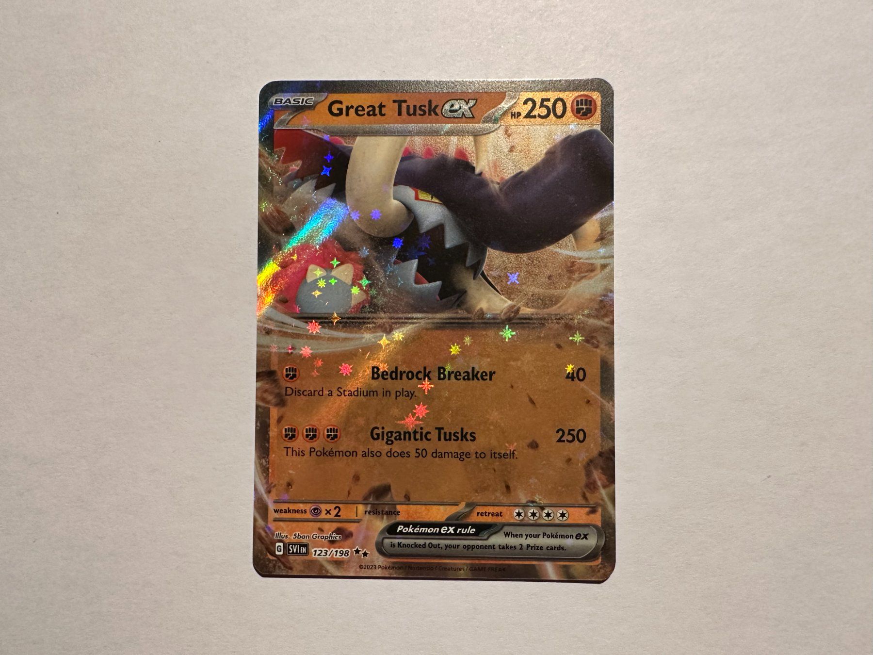 Pokémon Carte collezionabili: Great Tusk ex Scarlet & Violet EN – Usato da Hagendorn venduto da Pokecollectorch 1