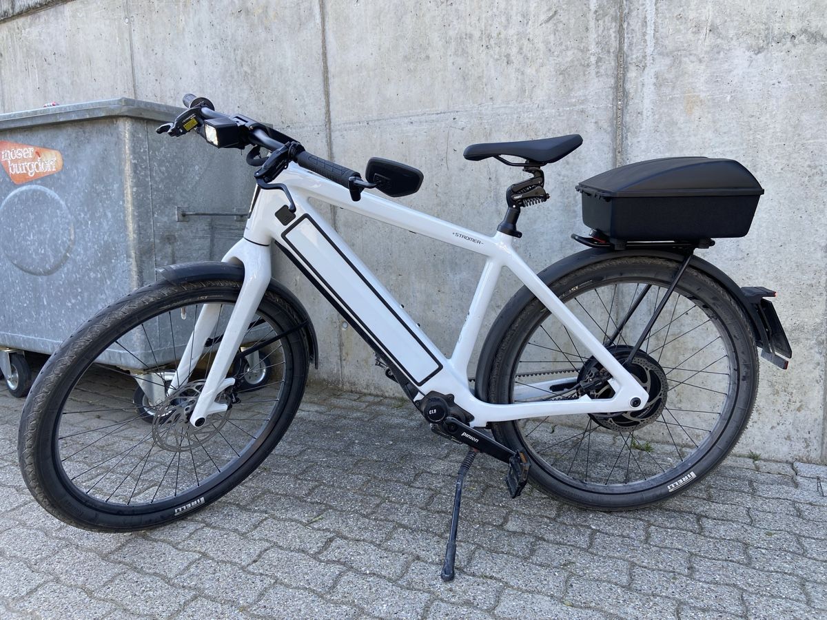 Stromer Biciclette: Stromer ST3 Pinion E-Bike, weiss, fast neu – Usato da Schwarzenburg venduto da Maxipriest