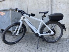 Stromer ST3 Pinion E-Bike, weiss, fast neu