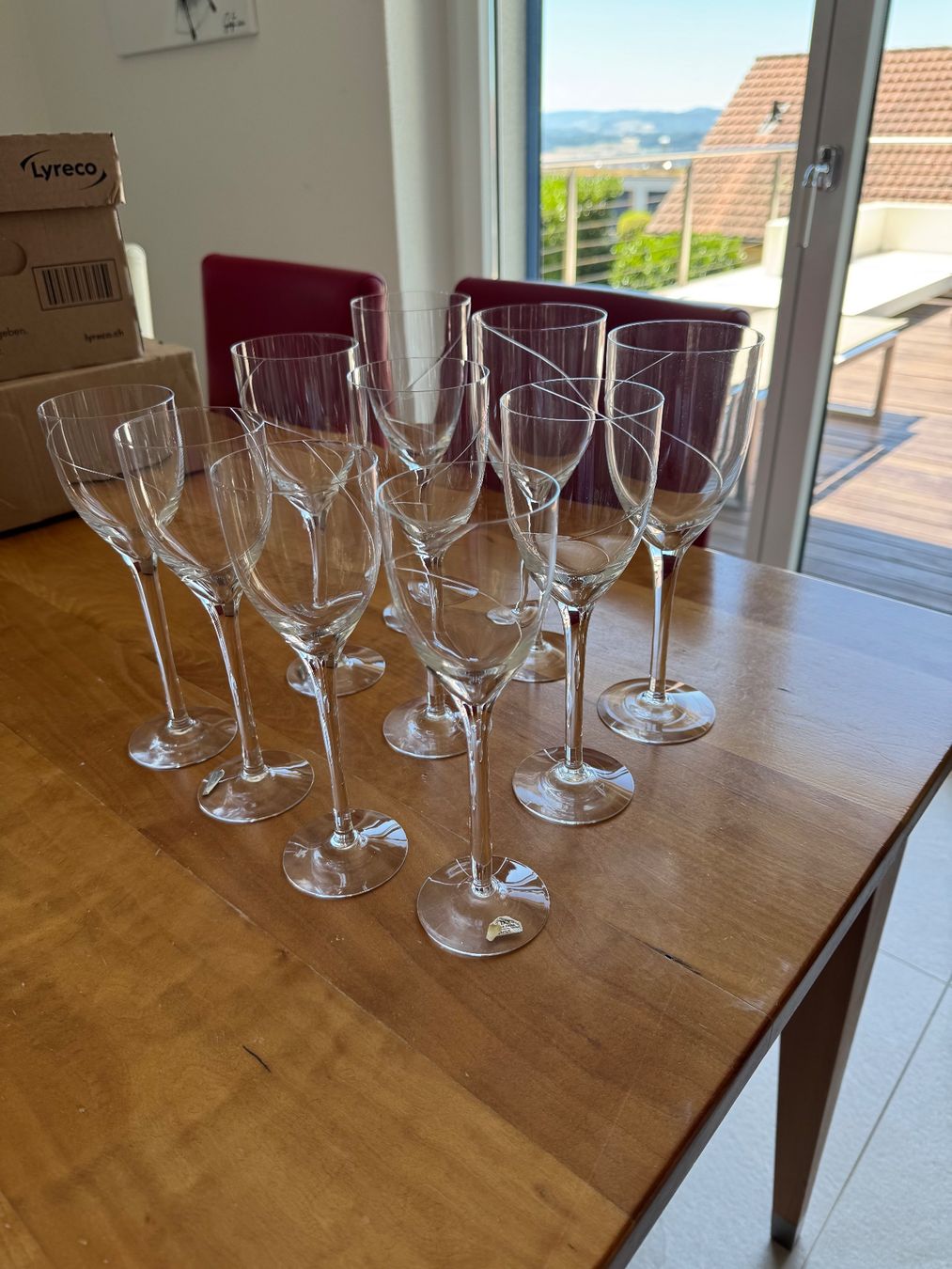 Kosta Boda Bicchieri: Set von 10 Kosta Boda Weingläsern – Usato da Niederrohrdorf venduto da Tizianob 2