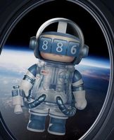 Pop Mart Mega Space Molly 100% Emoji Series 886 versiegelt