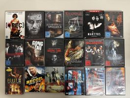 DVD Sammlung 18 Stück Horror Filmtitel gemischt