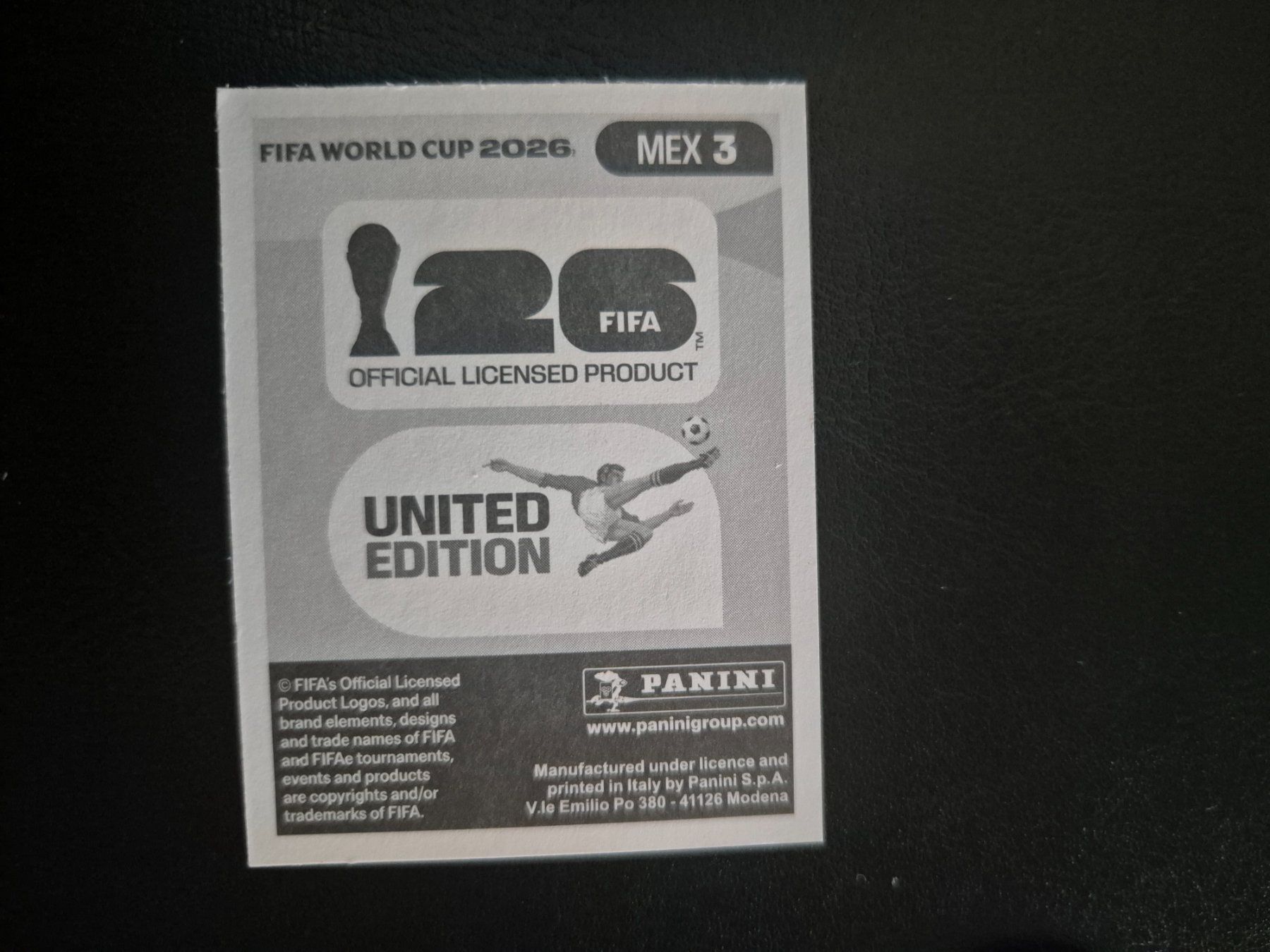Panini Carte collezionabili: Panini WM 26 MEX 3 – Nuovo (secondo la descrizione) da Rorschacherberg venduto da AJ3108 1