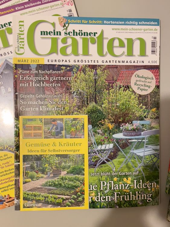 9 x mein schöner Garten Magazin Kaufen auf Ricardo