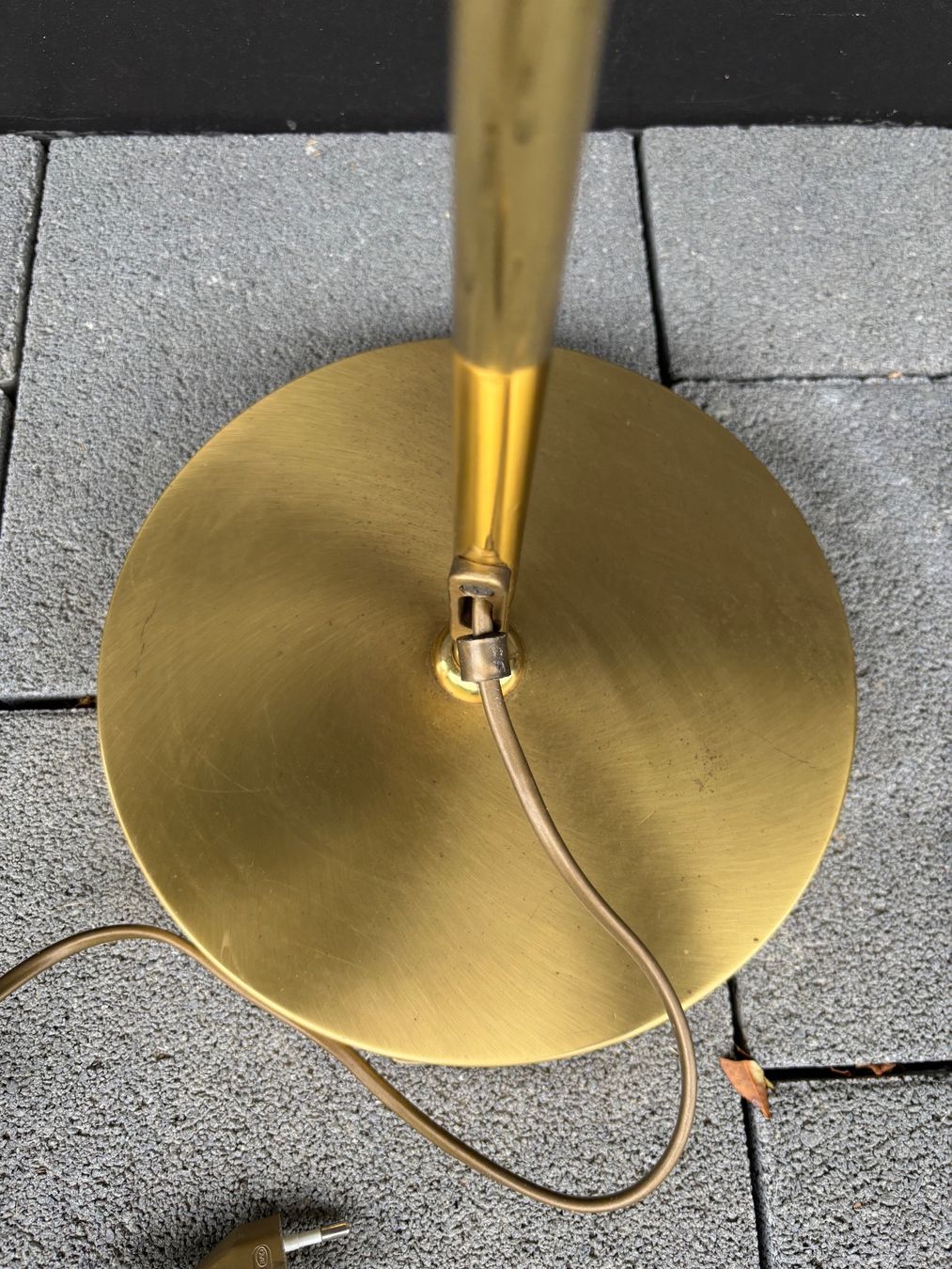 Lampade: Vintage Height-Adjustable Floor Lamp Brass Frame 70s/80s – Usato da Steinhausen venduto da ChromeVintage 7