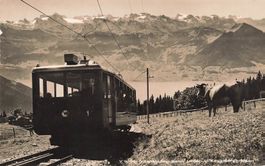 Rigi (SZ) Vitznau Rigi Bahn und Vierwaldstättersee