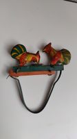 Blechspielzeug 1960er, pickende Hühner (W10)