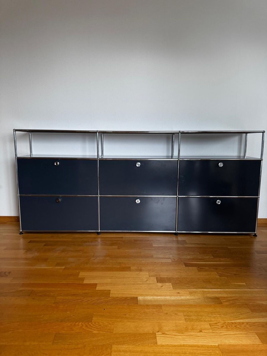 USM Scaffali: USM Haller Sideboard Anthrazitgrau Inklusive Lieferung/Aufba – Usato da Balsthal venduto da Designhaus.Schmitt 2