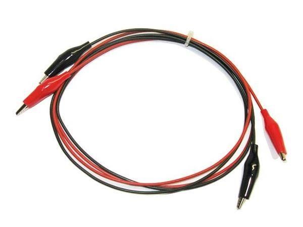 10 Krokodilklemmen-Kabel – 50 Cm Lang, 35 Mm Klemmen, Für Elektroarbeiten & Tests
