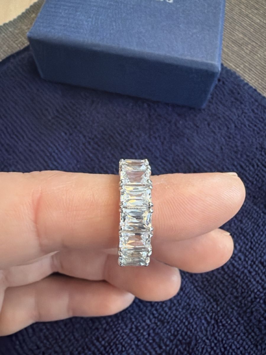 Anelli: Authentic Swarovski Matrix Rectangular Ring, Size 55 – Nuovo (secondo la descrizione) da Gebenstorf venduto da AA2015 1