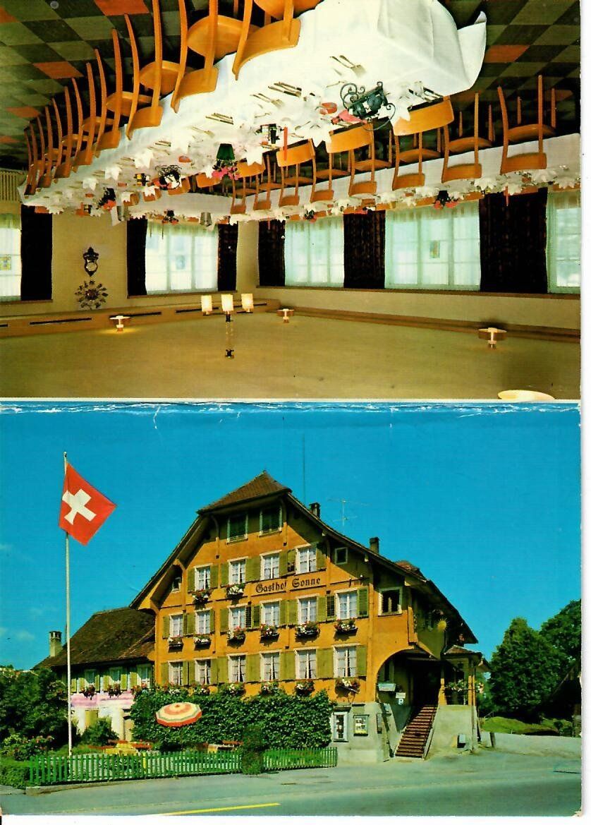 Cartoline postali: Gasthaus Sonne Neuenkirch LU – Usato da Hochdorf venduto da Ziegel-16