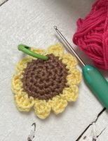 Porte-clefs tournesol