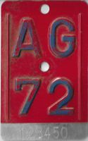 Velonummer AG 72