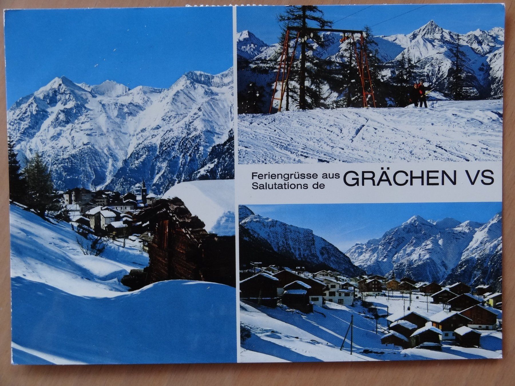 Cartoline postali: Grächen - Wallis - 1974 – Usato da St Léonard venduto da Riglin
