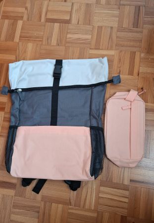 Set sac à dos et pochette neufs/Rucksack und Beutelset neu