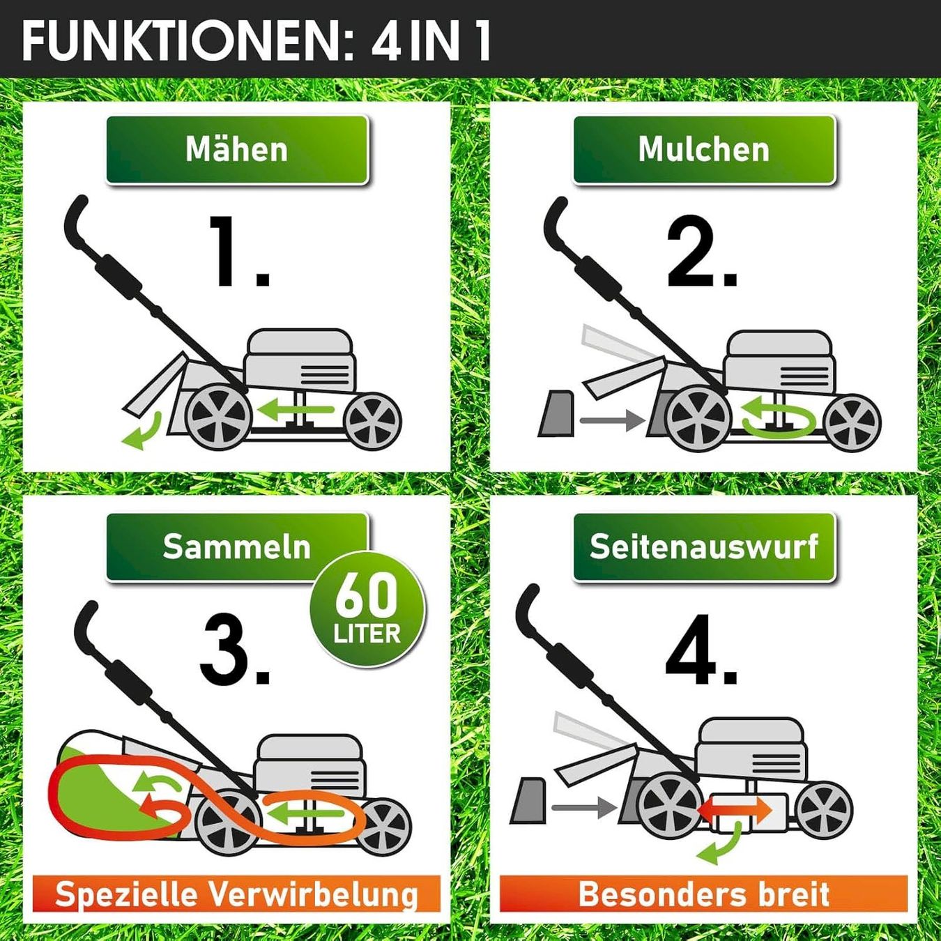 Rasenmäher: BRAST 22224 E-START SPEED Rasenmäher – Neu und originalverpackt aus Bottighofen von zaap 7