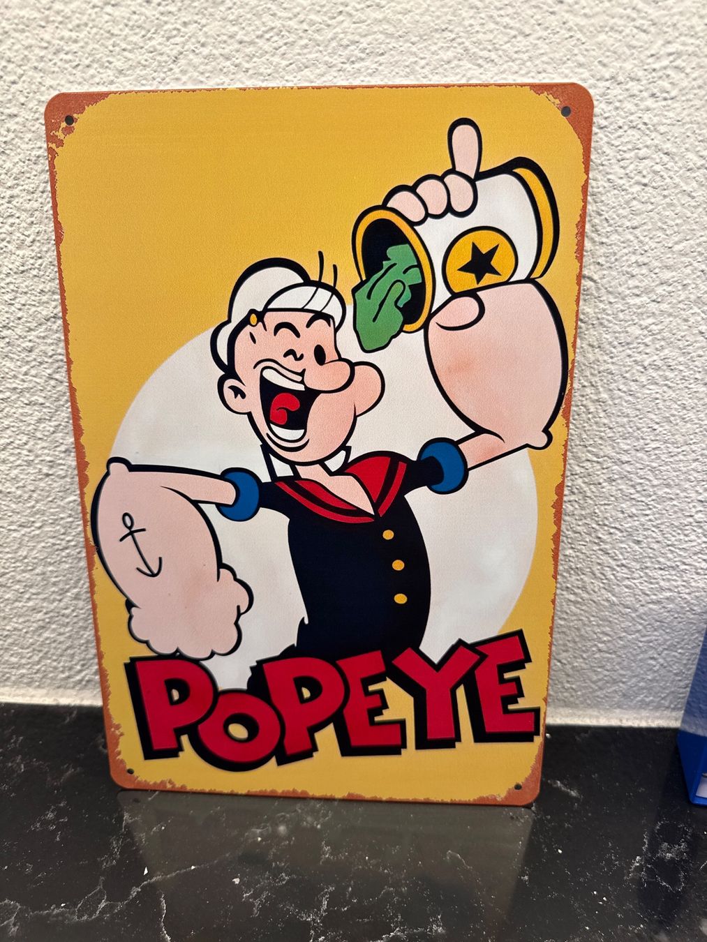 Insegne: SCHILD METALL POPEYE / DER RENNER/ NEU / 1 Pcs. – Nuovo e nell'imballaggio originale da Seon venduto da Aaargauer01 1
