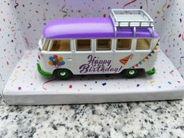 VW Bus Bulli T1 1:43 Happy Birthday Geburtstag Anniversaire