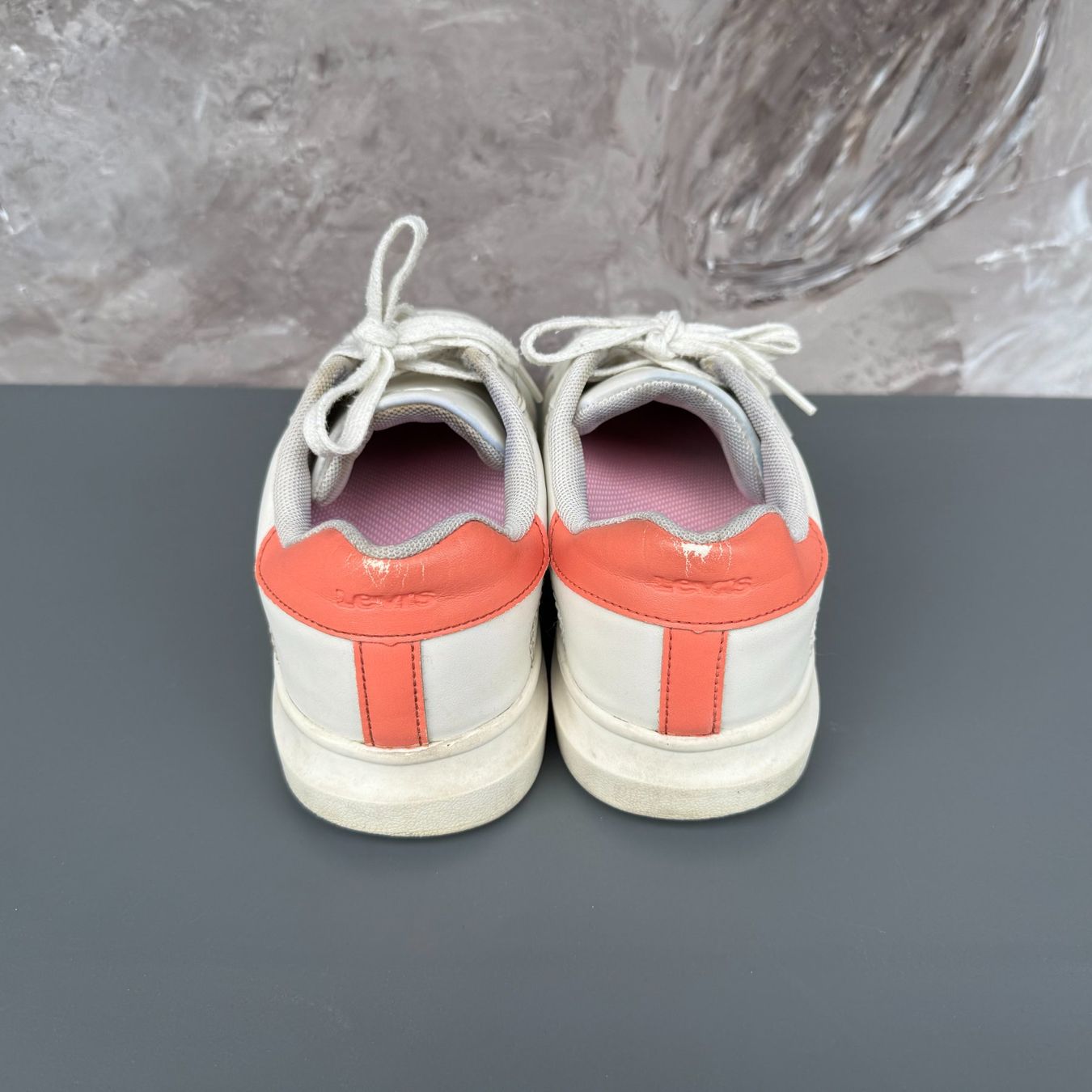Levi's Damenschuhe: Baskets blanches et orange Levis – Gebraucht aus Thônex von BrYu 5