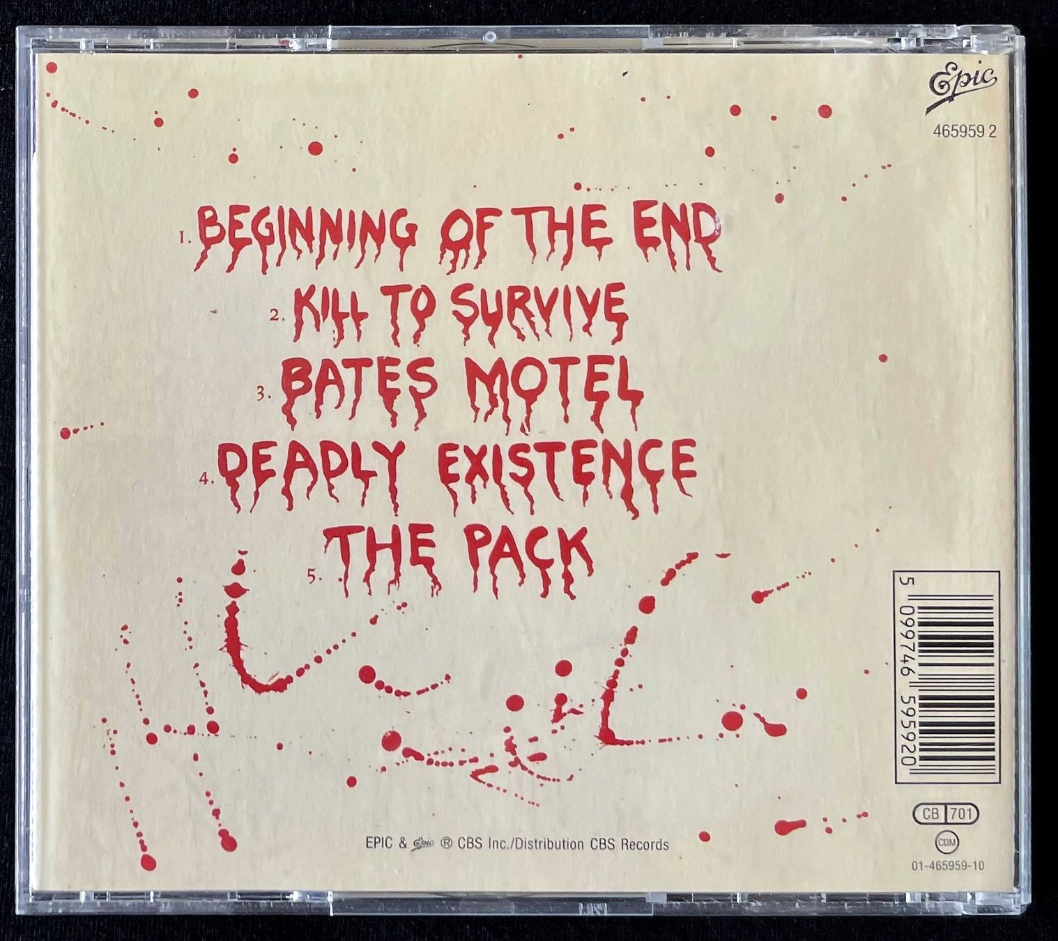 CDs: Meliah Rage – Live Kill - CD - 1989 - First Press – Gebraucht aus Uster von Zardodel 5