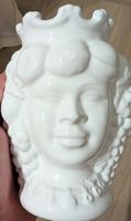 White ceramic vase bust