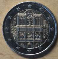 2 Euros 2021 Notre Dame Paris France