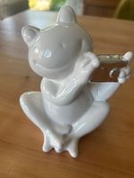 Süsser Frosch mit Kamera Dekoration Weiss Top Zustand