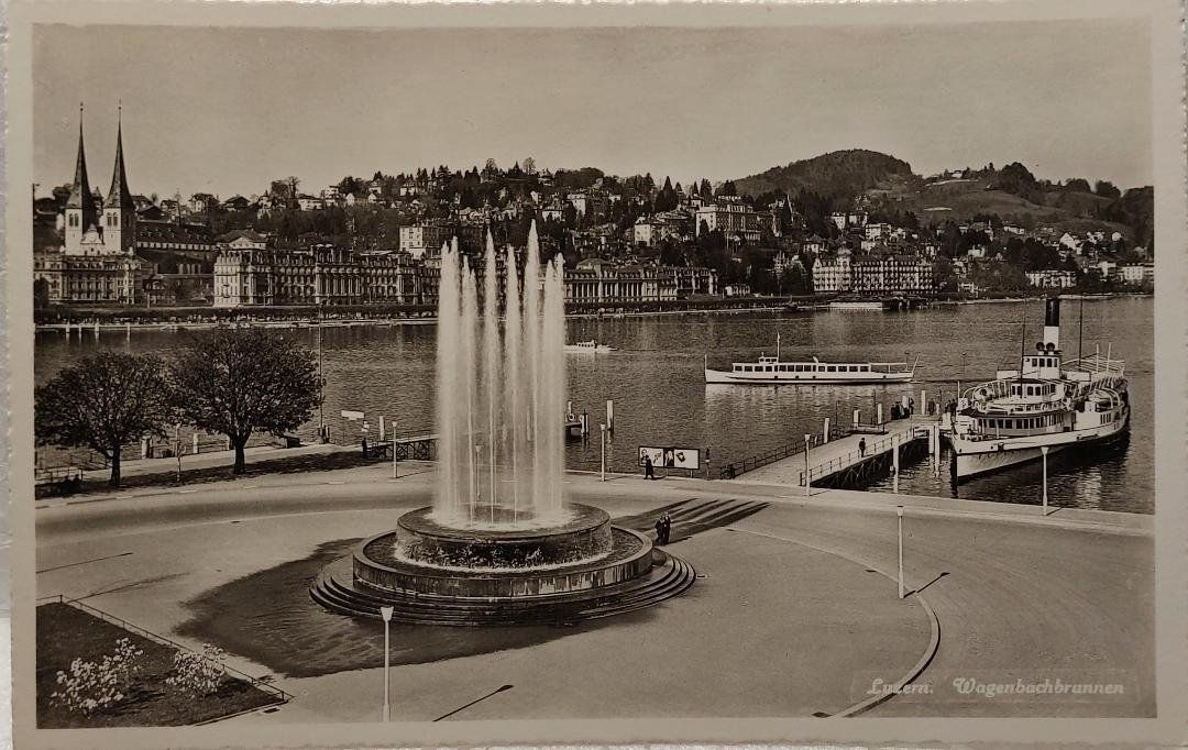 Cartoline postali: LUZERN - Wagenbachbrunnen – Usato da Delémont venduto da Domdom1
