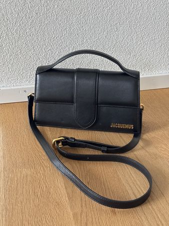 Jacquemus Le Bambino Black Leather Bag - Stylish!