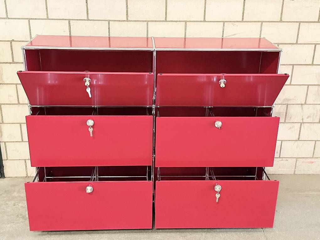 USM Kommoden: USM Haller Sideboard Rot – Gebraucht aus Dietikon von Kumar_Occasionen 4